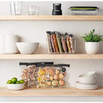 Imagen 3 de FoodSaver Bolsas Reutilizables con Cierre al Vacío Quart, 10 Unidades