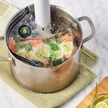 Imagen 4 de FoodSaver Bolsas Reutilizables con Cierre al Vacío Quart, 10 Unidades