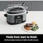 Miniatura de Ninja MC1001 Foodi PossibleCooker PRO 8.5 Quart Multi-Cooker, Sea Salt Grey, with Glass Lid & Integrated Spoon, Nonstick Oven Safe Pot