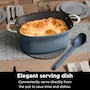 Miniatura de Ninja MC1001 Foodi PossibleCooker PRO 8.5 Quart Multi-Cooker, Sea Salt Grey, with Glass Lid & Integrated Spoon, Nonstick Oven Safe Pot