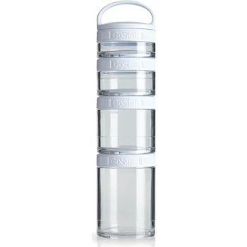 Imagen de referencia para BlenderBottle GoStak Twist n' Lock Storage Jars C00358 4-Piece Starter Pak Blanco