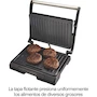 Miniatura de Proctor Silex Prensa para Panini y Parrilla Compacta, Negra, Modelo 25440, Superficie de Cocción 451.61 cm², Capacidad para 2 Sándwiches Gruesos, Dimensiones 25.9 cm Profundidad x 29.7 cm Ancho x 9.9 cm Altura