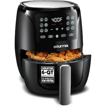 Imagen de referencia para Gourmia GAF686 Freidora de Aire Digital 6 Qt (5.6 L) Capacidad Familiar Color Negro