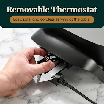 Imagen 2 de Elite Gourmet EG808 - Sartén Eléctrica Negra de 8 x 8 x 2 Pulgadas con Tapa Ventilada de Vidrio Templado, 600 W, Peso 3.4 Libras, Dimensiones 8 x 8 x 4 Pulgadas