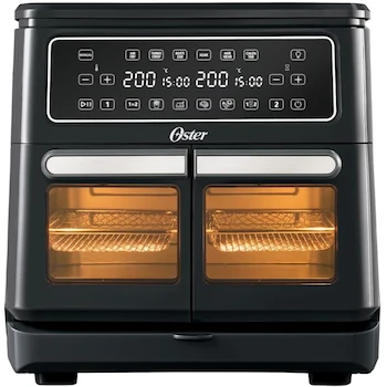 Imagen de referencia para Oster Freidora de Aire Flex, 2 Zonas de Cocción Independientes, 11 L, 10 Programas Automáticos, Recubrimiento DiamondForce, 5 Accesorios, Color Negro, Modelo CKSTAF11MCDDF-013