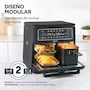 Miniatura de Oster Freidora de Aire Flex, 2 Zonas de Cocción Independientes, 11 L, 10 Programas Automáticos, Recubrimiento DiamondForce, 5 Accesorios, Color Negro, Modelo CKSTAF11MCDDF-013