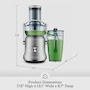 Miniatura de Breville Juice Fountain Cold Plus Extractor de Jugos BJE530, Acero Inoxidable, 70 onzas