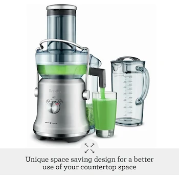 Imagen 4 de Breville Juice Fountain Cold Plus Extractor de Jugos BJE530, Acero Inoxidable, 70 onzas
