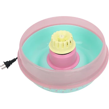 Imagen 4 de Mis Pastelitos - Máquina de Algodón de Azúcar Eléctrica para Hogar, Modelo B0CN2VLV7K, Color Principal Rosa con Detalles, Incluye Bastones y Guía de Recetas