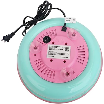 Imagen 5 de Mis Pastelitos - Máquina de Algodón de Azúcar Eléctrica para Hogar, Modelo B0CN2VLV7K, Color Principal Rosa con Detalles, Incluye Bastones y Guía de Recetas