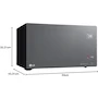 Miniatura de LG MS1596DIR.BBKFLAT Microondas NeoChef Inverter, color Negro, 1.5 Pies Cúbicos