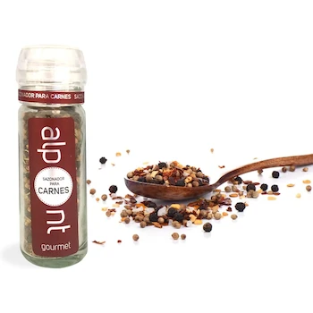 Imagen 4 de Alpont Sazonador para Carnes, 40 g, Fabricante: Alimentos Al Punto, País de Origen: México, Altura del Artículo: 11.5 cm, ASIN: B07F459HZ3