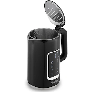 Imagen 2 de Tetera Timco Jarra Eléctrica Digital Automática JE8723DN 1.7 L 4 Niveles de Temperatura Preestablecidos Color Negro