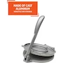 Miniatura de IMUSA USA MEXI-86008 Cast Aluminum Tortilla Press, 8-Inch, Silver