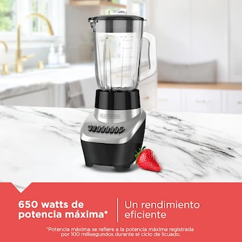 Imagen 2 de Black+Decker Licuadora FusionBlade BL1120SGM con Jarra de Vidrio 1.4 Litros Color Plata