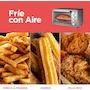 Miniatura de Black+Decker Horno Eléctrico Freidora de Aire 3 en 1 con Rostizador TO4315SS-LA Gris Acero Inoxidable
