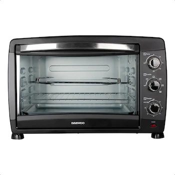 Imagen de referencia para Horno Tostador DAEWOO DOT-1666 Color Negro Capacidad 40 Litros Dimensiones 38 cm Profundidad x 53 cm Ancho x 36 cm Alto