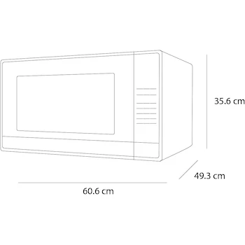 Imagen 2 de Horno Microondas Inverter Panasonic Modelo NN-ST96LSRPH Capacidad 2.2 Pies Plateado