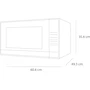 Miniatura de Horno Microondas Inverter Panasonic Modelo NN-ST96LSRPH Capacidad 2.2 Pies Plateado