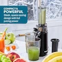 Miniatura de Elite Gourmet EJX600 - Exprimidor Lento de Masticación Compacto y Pequeño que Ahorra Espacio, Extractor de Jugo Prensado en Frío, Color: Gris Carbón, Capacidad de Taza: 16 Onzas, Tamaño: 8.3 cm Ancho x 8.3 cm Profundidad x 30.5 cm Alto