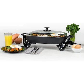 Imagen 2 de Presto 06852 - Sartén eléctrica de 16 pulgadas con cubierta de vidrio