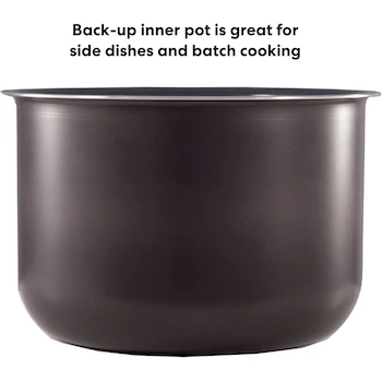 Imagen 4 de Instant Pot Bote Interior Antiadherente de Cerámica, Modelo IPCERAMIC60, Color Gris, Capacidad 5.7 Litros (5.67L), Diámetro 9.53 Pulgadas, Peso 630 g