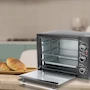 Miniatura de DAEWOO Horno Tostador 20 L DOT-1657 con Puerta de Vidrio Templado