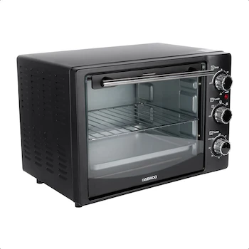 Imagen 4 de DAEWOO Horno Tostador 20 L DOT-1657 con Puerta de Vidrio Templado