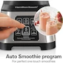 Miniatura de Licuadora Hamilton Beach Smoothie Smart Modelo 56208 con Jarra de Vidrio 1.2 L Color Plateado Acero Inoxidable