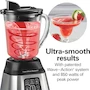 Miniatura de Licuadora Hamilton Beach Smoothie Smart Modelo 56208 con Jarra de Vidrio 1.2 L Color Plateado Acero Inoxidable