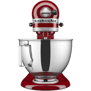 Imagen 5 de KitchenAid Batidora de Pedestal Deluxe de 4.5 Cuartos con Cabezal Inclinable - Rojo Imperio, Modelo KSM97ER, Capacidad 4.5 Cuartos (4.2 L), Serie Deluxe, Dimensiones 36 x 22 x 42.7 cm