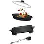 Miniatura de Hukën x MasterChef Sartén Eléctrico GRILL+ Desmontable 30 cm, Modelo MK-EG-D30, Color Negro, Dimensiones 34,8 x 34,5 x 12,5 cm