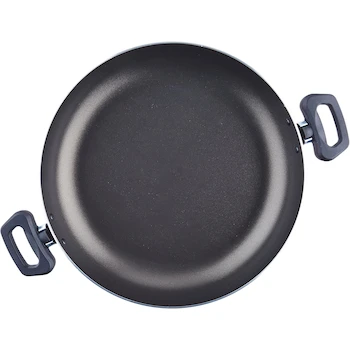 Imagen 3 de Arrocera EKCO Modelo 31046 Roja de Aluminio de 30 cm con Tapa de Vidrio