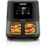 Miniatura de Chefman Freidora de Aire Modelo RJ38-SQPF-8TW-MX Color Negro Capacidad 7.5 L Dimensiones 43.18 x 37.08 x 42.16 cm Peso 7.3 kg Material Aluminio y Plástico ASIN B0BMCQ6CKG
