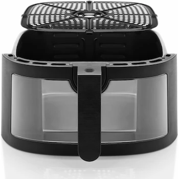 Imagen 5 de Chefman Freidora de Aire Modelo RJ38-SQPF-8TW-MX Color Negro Capacidad 7.5 L Dimensiones 43.18 x 37.08 x 42.16 cm Peso 7.3 kg Material Aluminio y Plástico ASIN B0BMCQ6CKG