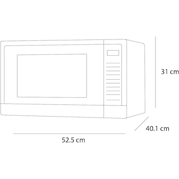 Imagen 2 de Horno Panasonic Microondas Inverter y Grill 2 en 1 Modelo NN-GT67KSRPH Capacidad 1.1 pies cúbicos Plateado
