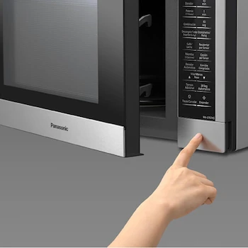 Imagen 5 de Horno Panasonic Microondas Inverter y Grill 2 en 1 Modelo NN-GT67KSRPH Capacidad 1.1 pies cúbicos Plateado