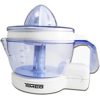 Imagen de referencia para Timco EX3 Exprimidor de Cítricos con Jarra de 800 ml, Color Blanco, Dimensiones 18 x 14 x 18 cm, Peso 810 g