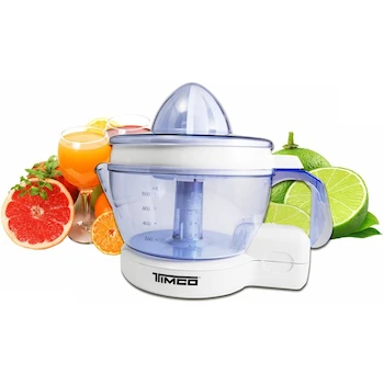 Imagen 2 de Timco EX3 Exprimidor de Cítricos con Jarra de 800 ml, Color Blanco, Dimensiones 18 x 14 x 18 cm, Peso 810 g