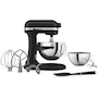 Miniatura de KitchenAid Batidora de Pie Profesional 4.7 L Negra con Tazón de Acero Inoxidable y Accesorios