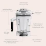 Miniatura de Vitamix 48-Ounce Dry Grains Container with SELF-DETECT Clear BPA-Free - Compatible with All Full-Size Vitamix Blenders