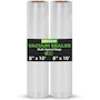Miniatura de NutriChef Two 8" x 10' 4 mil Commercial Grade Vacuum Sealer Food Storage Rolls - 2 Pack - Create Your Own Size Bags for NutriChef and Other Brands