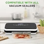 Miniatura de NutriChef Two 8" x 10' 4 mil Commercial Grade Vacuum Sealer Food Storage Rolls - 2 Pack - Create Your Own Size Bags for NutriChef and Other Brands