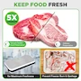 Miniatura de NutriChef Two 8" x 10' 4 mil Commercial Grade Vacuum Sealer Food Storage Rolls - 2 Pack - Create Your Own Size Bags for NutriChef and Other Brands