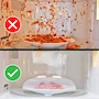 Miniatura de HOVER COVER - Cubierta Magnética para Salpicaduras de Microondas, Transparente, Ventilada, 12 pulgadas, sin BPA, Color Blanco