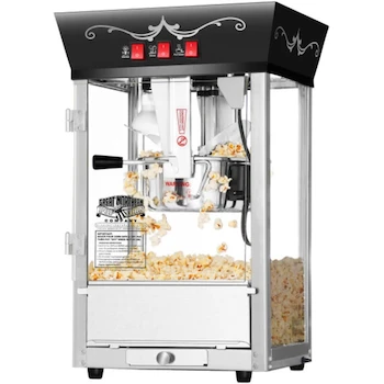 Imagen alusiva al producto 6092 Great Northern Máquina de Palomitas de Maíz Estilo Antiguo Matinee, 8 oz (227 g), Color Negro