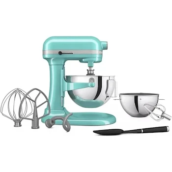 Imagen 2 de KitchenAid Batidora de Pie Profesional KSM55SJSXMI 4.7 L Mineral Water con Tazón de Acero Inoxidable