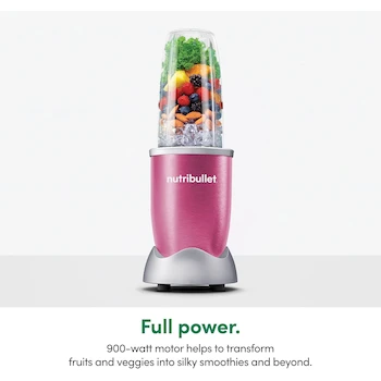 Imagen 4 de NutriBullet Pro NB9-1301PINK 13 Piezas Licuadora Personal Color Rosa Baya 900 W