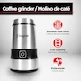 Miniatura de Bogner Molino Eléctrico para Café de Grano, Frutos Secos y Cualquier Tipo de Especias con Mecanismo de Trituración en Acero Inoxidable, Modelo BCG01, Color Plata, Capacidad 85 Gramos, Dimensiones 11,43 x 11,94 x 20,78 cm