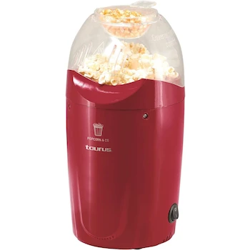 Imagen de referencia para TAURUS POP N´CORN Máquina de Palomitas, Palomera a Base de Aire Caliente, Sin Aceite, con Taza Medidora, Color Rojo
